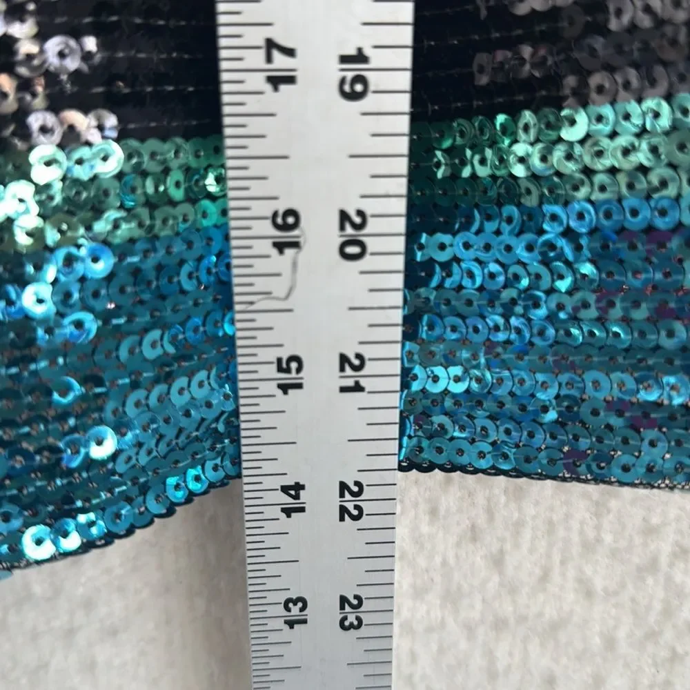 Wayf Sequin Tank Top Womens Small Black Pink‎ - Picture 5 of 6